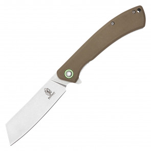 BUCKSHOT - 8.25" Desert Tan Textured Handle D2 Pocket Knife