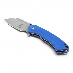 BUCKSHOT - 8" Blue D2 Cleaver Pocket Knife