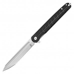 BUCKSHOT - 8.75" D2 Steel Ball Bearing Pocket Knife w/ Black G10 Handle