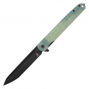 BUCKSHOT - 8.75" D2 Steel Ball Bearing Pocket Knife w/ Jade G10 Handle