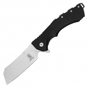BUCKSHOT - 8.5" D2 Steel Ball Bearing Pocket Knife w/ Black G10 Handle
