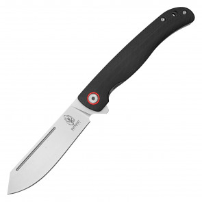 8.25" Buckshot D2 Steel Pocket Knife with Black G10 Handle