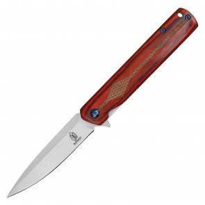8” Wood Pocket Knife