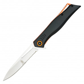 8” Buckshot Black Gills Pocket Knife
