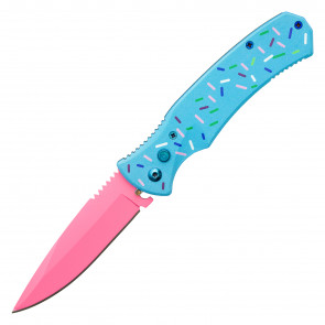 8.25" Sprinkle Donut Auto Knife