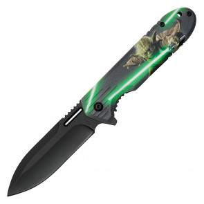 8" Green Master Pocket Knife w/ 3.5" Blade