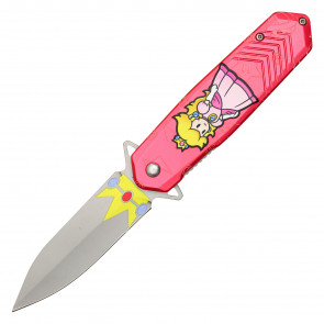 8" Assisted Opening Pink Princess Pocket Knife