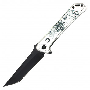 8" Assisted Opening Dark Lord Pocket Knife