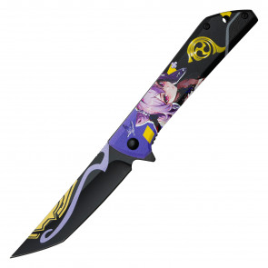 8" Keqing Assisted Open Pocket Knife 
