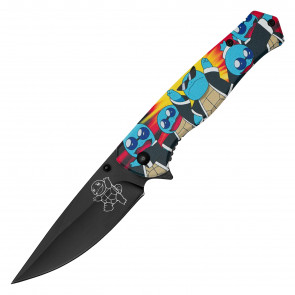 8" Turtle Squad Pocket Knife w/ 3.5" Blade