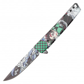 8" Manga Print Pocket Knife