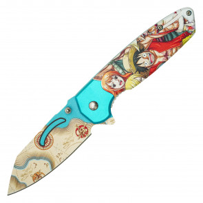 7.75" One Piece Assisted Open Pocket Knife 