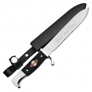 11" German Militaria WW2 Youth (HJ) Dagger w/ Sheath