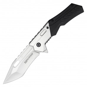 8.25"  MilSpec Tactical EDC Black Pocket Knife