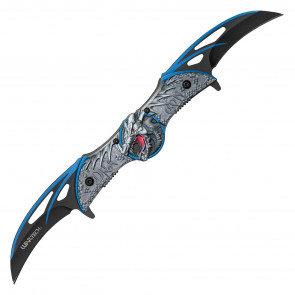 10.5" Wartech Dual Blade Dragon Pocket Knife