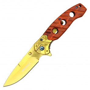 8" Wartech Wood Pocket Knife