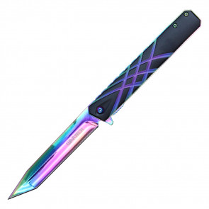 9-1/8" Pocket Knife (Rainbow)