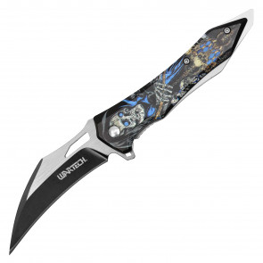 8" Blue Reaper Pocket Knife
