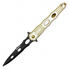 8" Pocket Knife w/ Black Blade