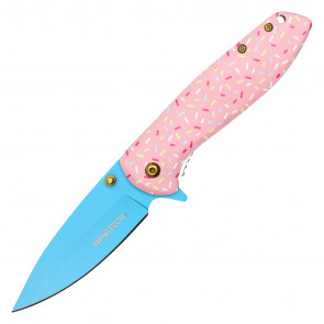 7.5" Assisted Opening Pocket Knife WarTech - Sweet Treats EXCLUSIVE