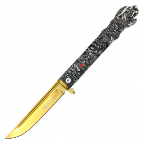 9.25" WARTECH Assisted Opening Highlander Katana Pocket Knife