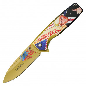 8" Gold MAGA Pocket Knife