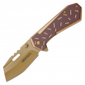 6.5" Chocolate Sprinkles Cleaver Pocket Knife - Sweet Treats Collection