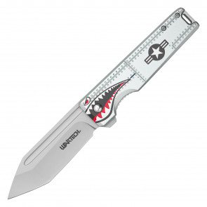 WARTECH - 8.25" Assisted Open 3-D Printed Warhawk Graphic Pocket Knife