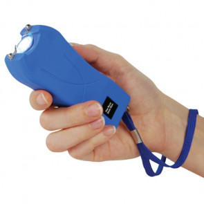 80-Million Volt Flashlight Blue Stungun Taser w/ Safety Pin