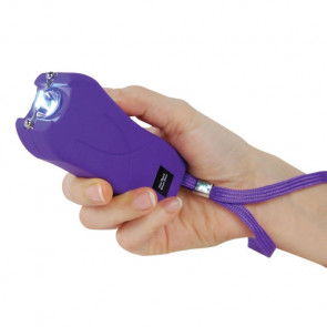 80-Million Volt Flashlight Purple Stungun Taser w/ Safety Pin