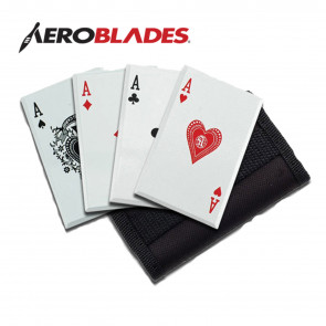 4 Piece Throwing Cards - Aces