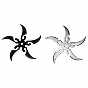 Black/Chrome Throwing Stars