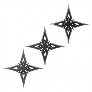 4-Point Throwing Star 3pc Set