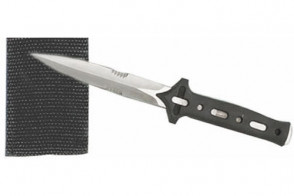 7.5" BOOT KNIFE W/ RUBER HANDL
