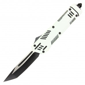 9" Atomic White Mark 4 OTF Automatic Knife