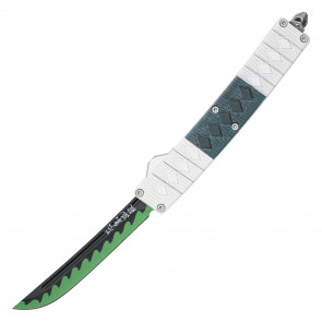 8.25" Anime Inspired Sanemi Nichirin Blade Katana OTF Knife