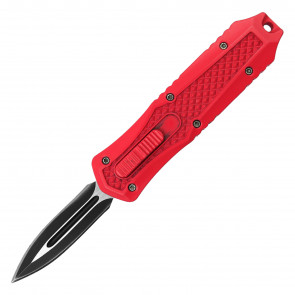 5.5" Red Micro OTF Automatic Knife