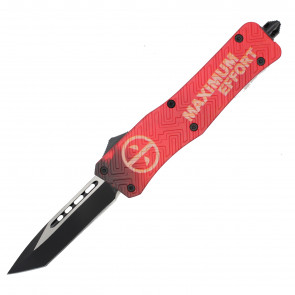 9.5" Automatic OTF ATOMIC Knife w/ Tanto Blade (LIFETIME WARRANTY)