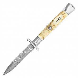 9" AKC Italy Push Button Stiletto Auto w/ Gift Box