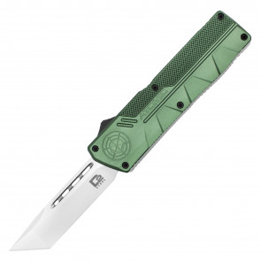 7.75" UltraLite Atomic USA Emerald Green OTF Auto D2 Steel Tanto Blade w/ Kydex Gift Box