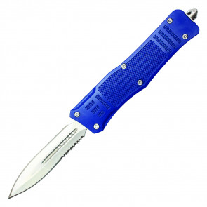 9.5" Dual Action ATOMIC OTF / Single Side Serrated Blade 