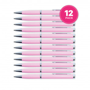 5.5" Pink Hidden Blade Pen (12-Pack)