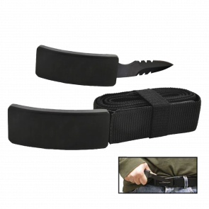 53" Overall TigerUSA Adjustable Nylon Belt w/ Covert Knife