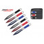 Set of 6 Assorted Cord-Wrapped Throwing Knives