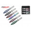 Set of 6 9" Assorted US Spirit Throwing Knives
