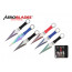 9 inch 6pc set two tone kunai throwing knife