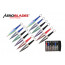 9 inch 12pc set two tone kunai throwing knife