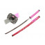 40" Pink Katana (Dragon Engraved Saya)