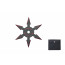 6-Point Technicolor Throwing Star